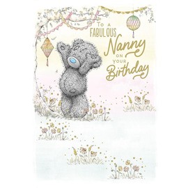Me To You Tatty Teddy To A Fabulous Nanny Birthday Card