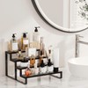 Wood Cologne Organizer for Men,12 Inch 4 Tier Cologne Stand