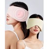 Comfort eye mask sleep mask blindfold Comfort sleeping eye mask (black) 2ea