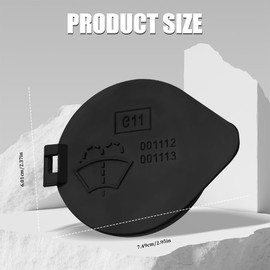 QZTYTY Car Washer Fluid Cap, Reservoir Bottle Tank Cap, Windshield Washer Reservoir Cap, Car Accessories Windshield Wiper Fluid Cap Compatible with Toyota Highlander Lexus, Replace #85316-48060