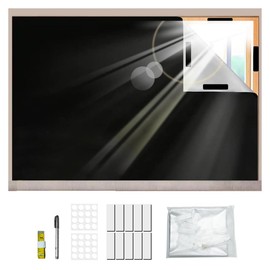 Window Blackout 200 x 145 cm, Blackout Roller Blind No Drilling, Opaque Sun Protection Roof Window Blackout, Blackout Fabric, Heat Protection Outdoor for Bedroom, Motorhome, Car, Travel
