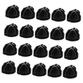 ABOOFAN 20pcs Wire Cube Connectors Abs Plastic Buckles for Modular Storage Shelves Interlocking Clasps for Wardrobes Shoe Cabinets Pet Cages Home Organizers