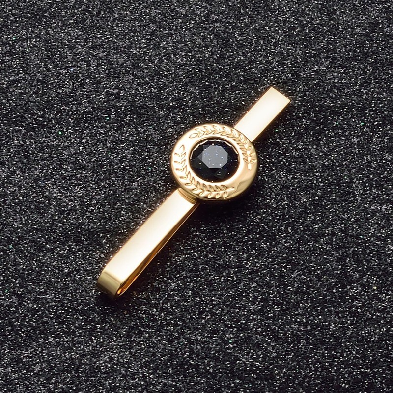 Asienice Luxury Retro Swank Tie Clip, Non-Precious Metal, No Gemstone