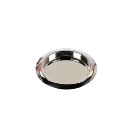 bar@drinkstuff Stainless Steel Drinks Coaster 11cm - Set of 4 Bar Coasters, Drinks Mats, Stainless Steel Coasters