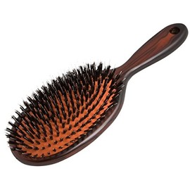 COMAIR Langhhaa Rpflege Brush 13 Rows Natural Bristles for Normal to Thicker Hair 23 cm