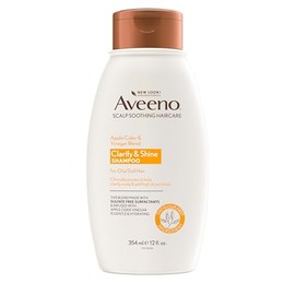 Champú aclarante de vinagre de sidra de manzana Aveeno, mejora el brillo, 12 fl oz