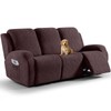 VANSOFY Recliner Couch Cover, 8-Pieces Stretch Recliner Sofa Cover Soft