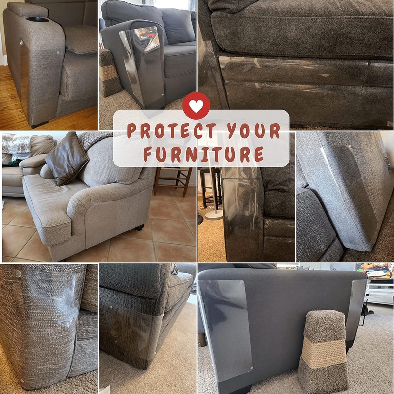 Anti Cat Scratch Furniture Protector, 24-Pack Couch Protector from Cat