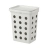FINCHLEY Bin with lid for organic waste, light grey10 l
