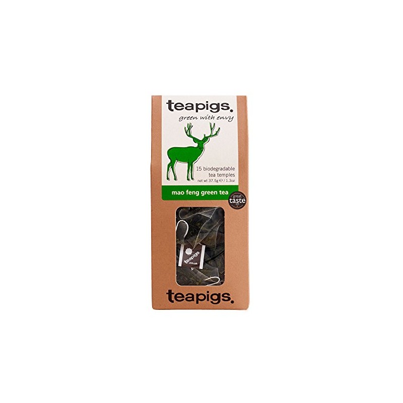Teapigs Mao Feng Green Tea Bags Made With Whole Leaves