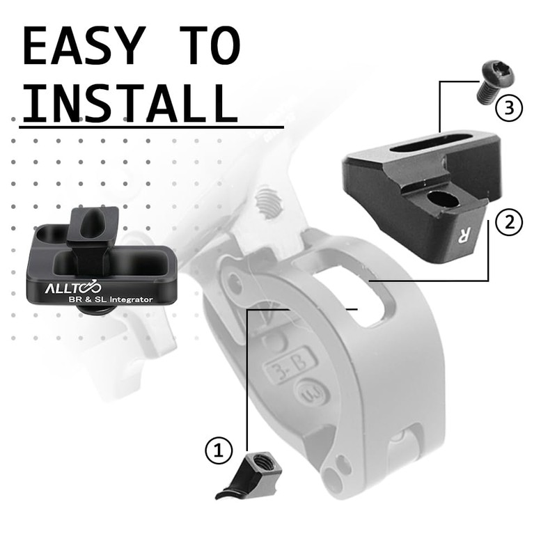 ALLTOO XTR/XT/SLX/DEORE Brake Integrated Gear Lever Adapter for SRAM Matchmaker