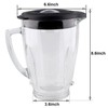 Felji Premium Replacement 6-Cup Blender Glass Jar Compatible with Oster