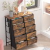 VASICAR Tall Dresser for Bedroom with 10 Drawers, Chest of