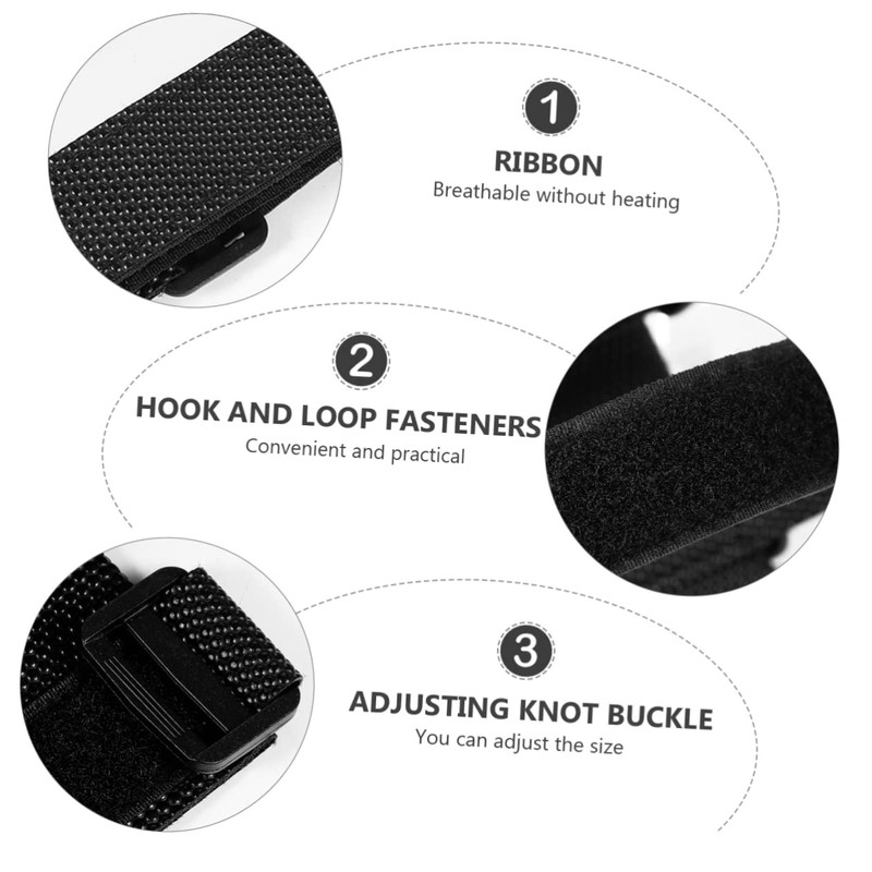 Kisangel 2 Pcs Bike Mount Speaker Holder Adjustable Straps Nylon