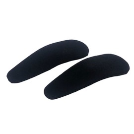 2PCS Water Drop Snap Hair Clips for Women Girls Suede Hairpins Solid Color Simple Hair Accessories Black