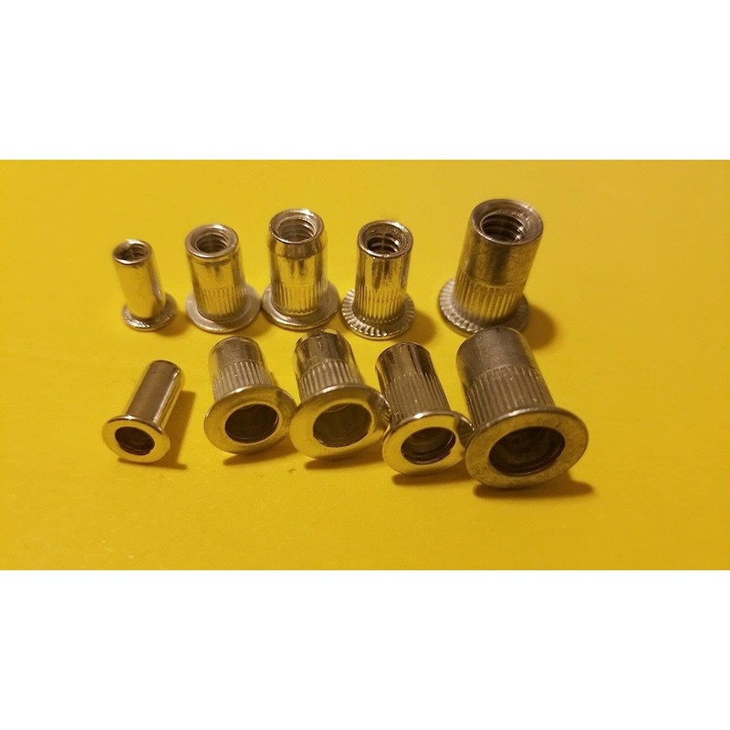 150 pcs Aluminum Rivet Nut Kit Rivnut Nutsert Standard Inch