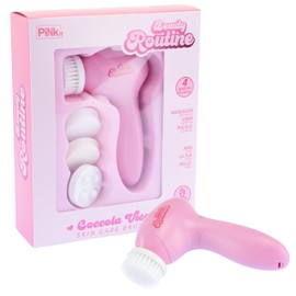 Beauty Routine - Coccola Viso Skin Care Brush, 1 Spazzola per Massaggio Viso con 4 Testine