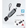 uni USB 3.0/USB C to Micro SD Memory Card Adapter