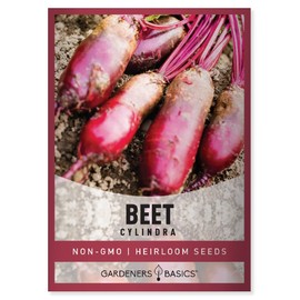 Beet Seeds for Planting Cylindra Variety 100+ Heirloom Non-GMO Beets Plant Seeds for Home Garden Vegetables Makes a Great Gift for Gardeners by Gardeners Basics
