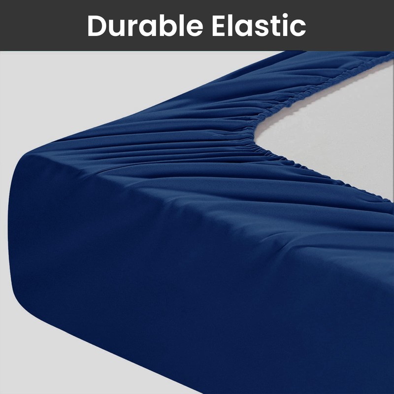 Moonlight Bedding Fitted Sheet 40 Cm Extra Deep Pocket Bed