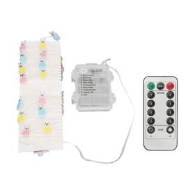 String Lights 3 Meters 30 Light Remote Control Waterproof Rabbit Look Indoor Outdoor Bunny String Lights for Home Wedding