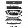 ROKY 8PC For Sentra 2020-22 Front Radiator Shutter Upper Lower