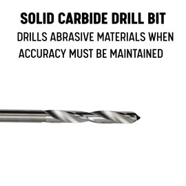 Drill America - DMOD1/16 1/16" Solid Carbide Drill Bit, DMOD Series