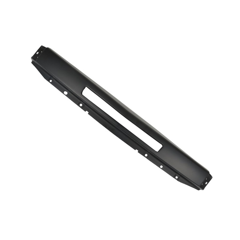 Front Bumper Face Bar Black Steel with Vent Hole Replacement