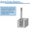 sourcing map Spiral Flute Thread Taps M12 x 1.75 H2