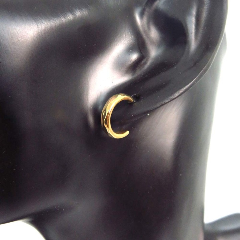 LUXSTAR Earrings, Hoop Ring, Simple, Men's, Women's, Stainless Steel, Hypoallergenic,