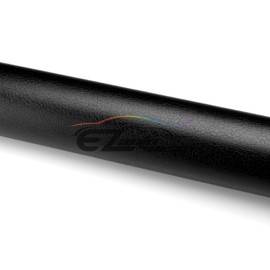 Free Tool Kit EZAUTOWRAP Black Faux Leather Viny Wrap Sticker Decal Car Furniture Cabinet 3MIL - 60"X108" (5FT X 9FT)