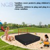 Sandbox Cover, Outdoor Large Sandbox Cover for Preschoolers, Waterproof Square
