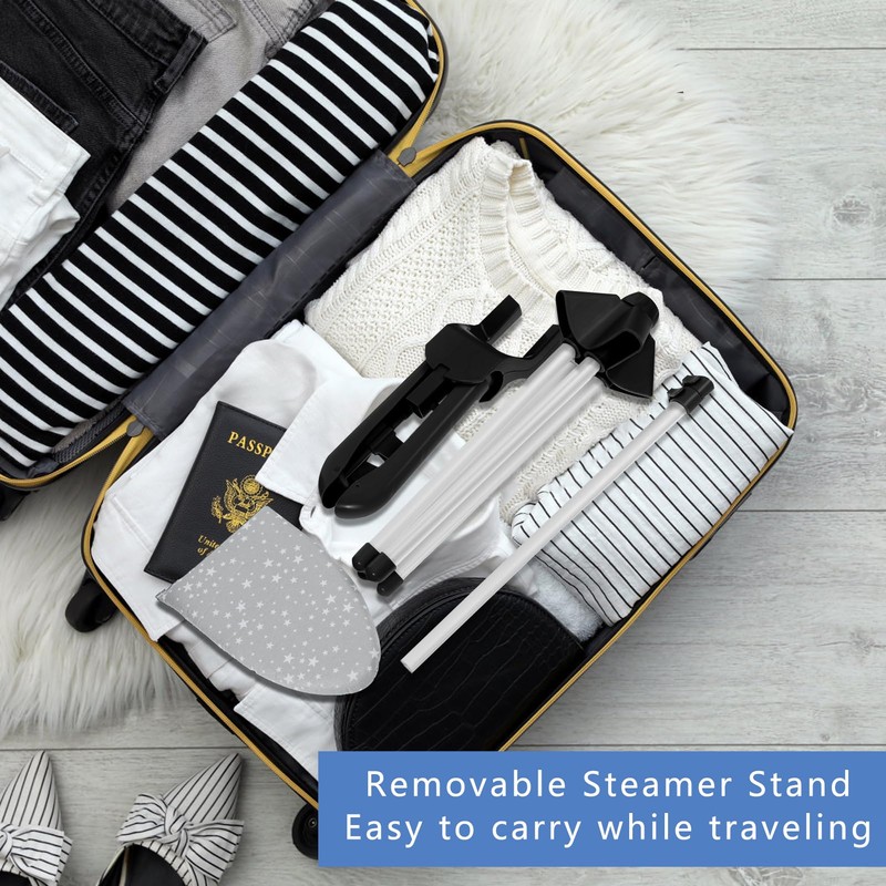 32-63 Inch Garment Steamer Rack & Garment Ironing Glove for