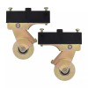 KC Sliding Screen Door Rollers with 1 in. Steel Ball