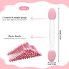 100pcs Chrome Applicator for Nails Dual-Sided Eyeshadow Sponge Applicator