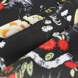 vimate Orange Satin Hair Scarf-Ladies Fashion Balck/Gold Handbag Scarf for Purse Handles Satin Hairband Ribbon Scarf for Neck (Style 74)