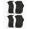 AND1 Men's Socks - PROPLATINUM Lightweight Quarter Cut Socks (24