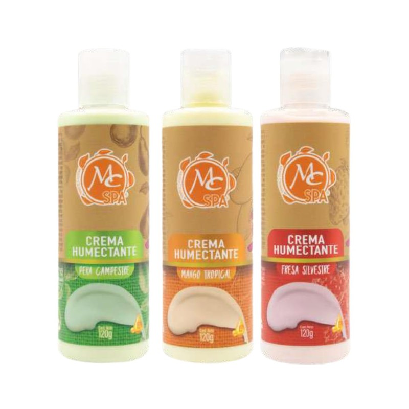 Mc Spa Kit De 3 Cremas Corporales Humectantes Manos Y