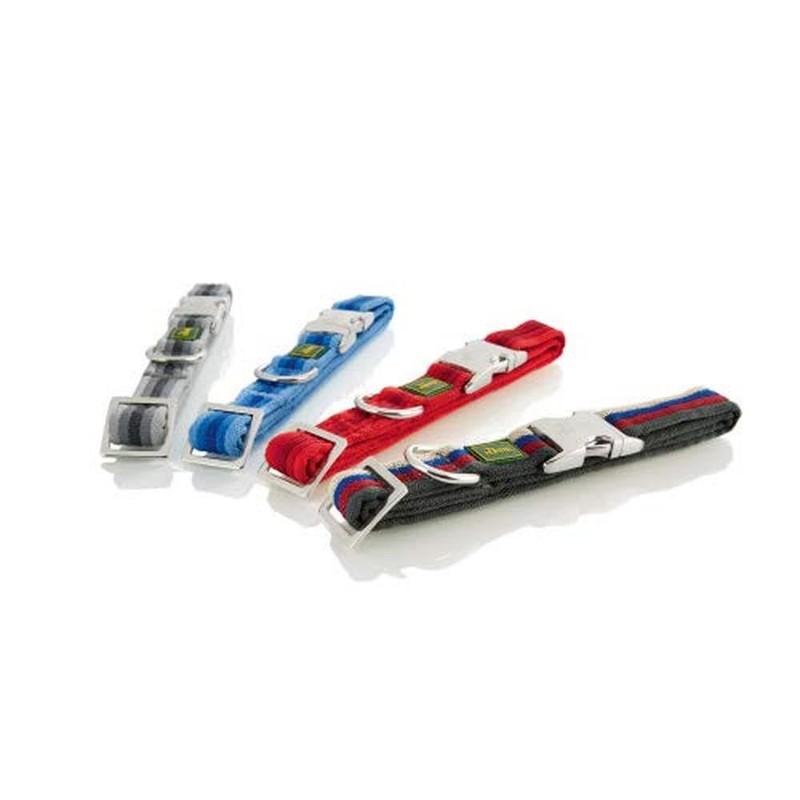 hunter Davao Alu-Strong 65482 Dog Collar Size S Nylon Blue