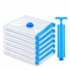 Vacuum Storage Bags for Clothes – 6-Pack 30x50cm Reusable Compression