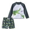 Aisyee Toddler Boys Rash Guard Set Baby Boys Swim Set