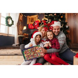 Fruidles Christmas Chocolate Advent Calendar, Christmas By The Creek, 24 Pieces (Pack of 18)