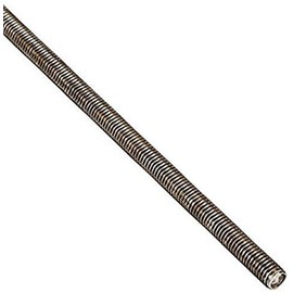 Small Parts 18-8 Stainless Steel Fully Threaded Rod, 3/8"-16 Thread Size, 36" Length, Right Hand Threads