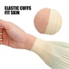 Calayu 1 Pair Waterproof Latex Arm Sleeves Waterproof Oil-Resistant Elastic