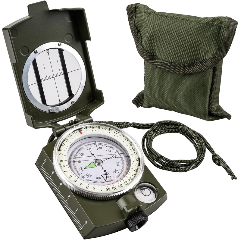 Compasses，Hiking Compass for Survival with ，Waterproof Durable and Pocket-SizedTactical Survival
