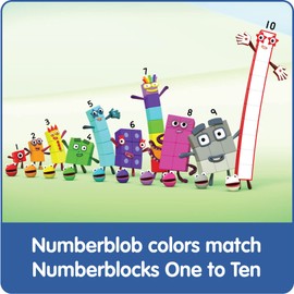 hand2mind Numberblocks Numberblob Counting Set, Contadores Matemáticos, Juguetes de Conteo para Niños, Juguetes Numéricos, Juguetes de Clasificación de Colores, Juguetes Matemáticos Preescolares