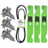 8TEN Deck Blade Spindle Belt Kit Combo Set for Husqvarna