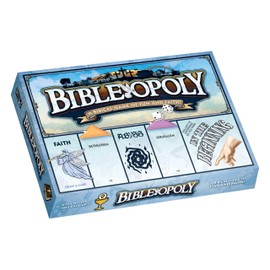 Late for The Sky Bibleopoly Family Board Game – Faith-Based Cooperative Christian Play for 2–6 Players, Ages 8+, Bible History, Build a Church for Sunday School