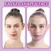 ZOPJUMA Reusable Chin Strap, V Face Masks, Face-Lifting Mask for