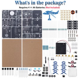 Lumenrix DIY Electronics Learning Board Soldering Project Kit, Circuit Experiment Module with Touch, Sound, Light & IR Sensors, Logic Gates, Timer & Flip-Flop Circuits for Student Makers & Hobbyists